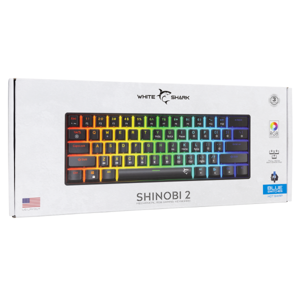 Shinobi 2 Black US Blue Switch