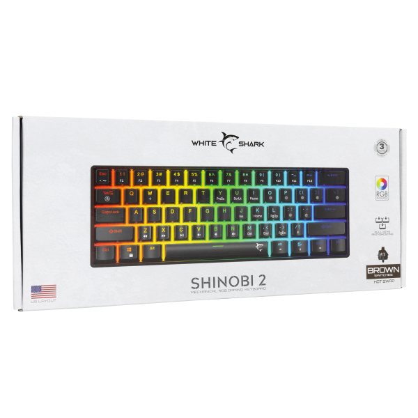 Shinobi 2 Black US Brown Switch