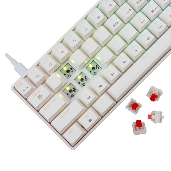 Shinobi 2 White Red Switch US