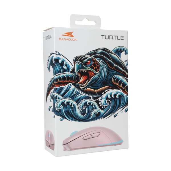 Baracuda MIŠ BGM-124 TURTLE ROZA / 3200 dpi / Wireless - Slika 8