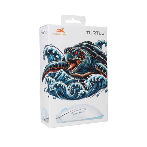 Baracuda MIŠ BGM-122 TURTLE BIJELI / 3200 dpi/ Wireless - Slika 8