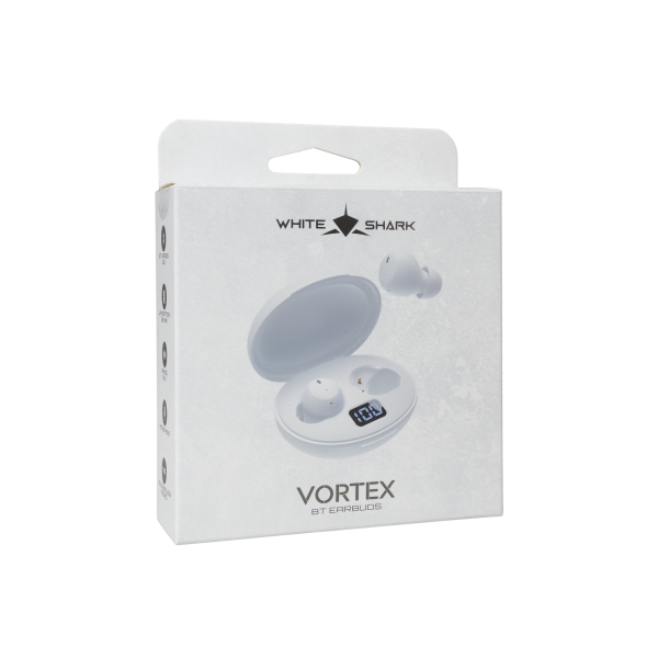 White Shark EARBUDS GEB-TWS-02 VORTEX Bijele - Slika 8
