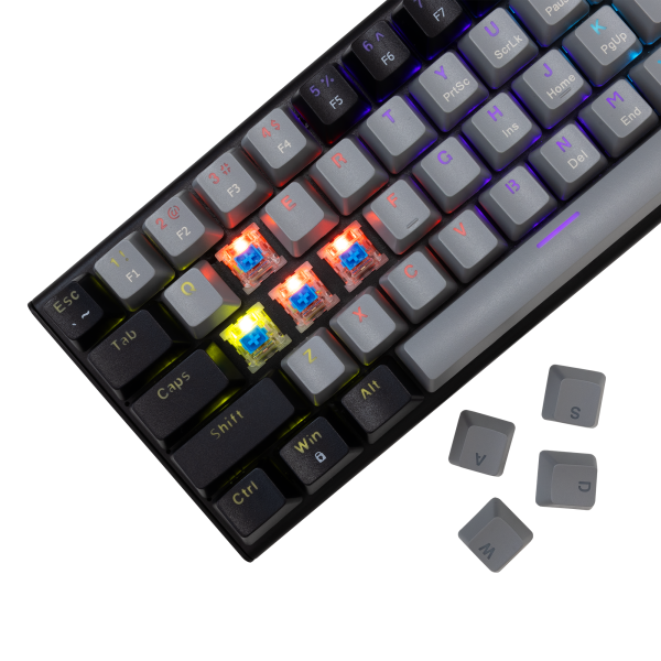 WAKIZASHI GRAY BLACK BLUE SWITCH US