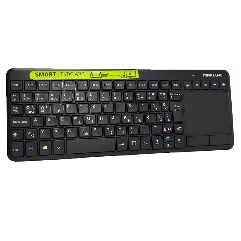 Maxline tipkovnica ml kg3608 smart tv wireless touch 24g 0516020005