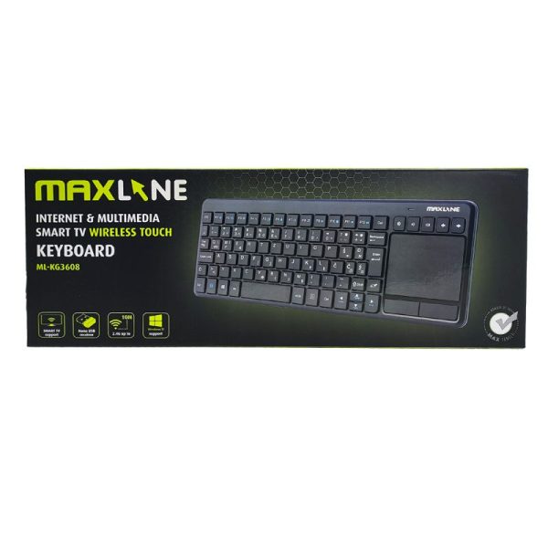 Maxline tipkovnica ml kg3608 smart tv wireless touch 24g 0516020005