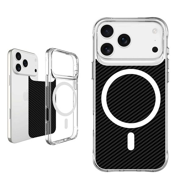 Mm tpu iphone 17 pro max drop proof pure magsafe clear black 10378 1041130013