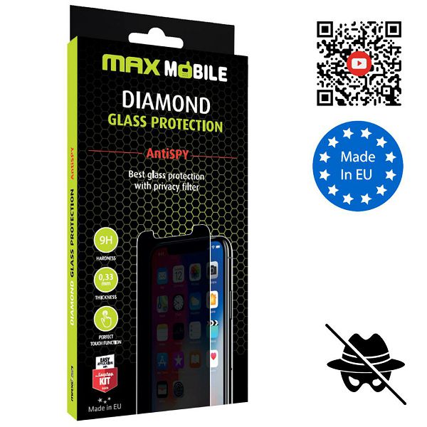 Mm zastitno staklo za iphone 15 plus diamond 25d antispy 68040 1058010010