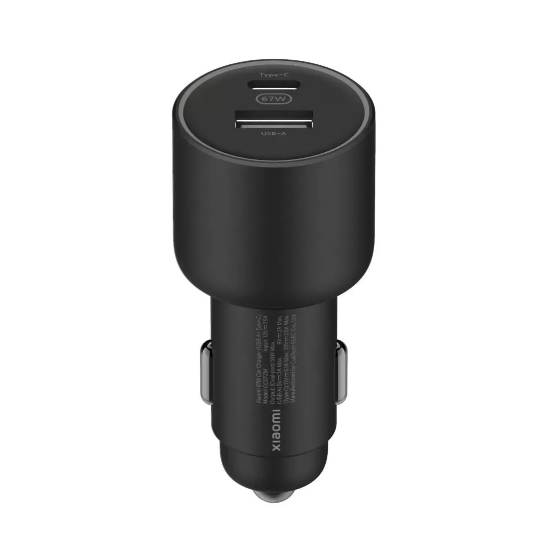 43907 xiaomi 67w car charger usb a type c 1