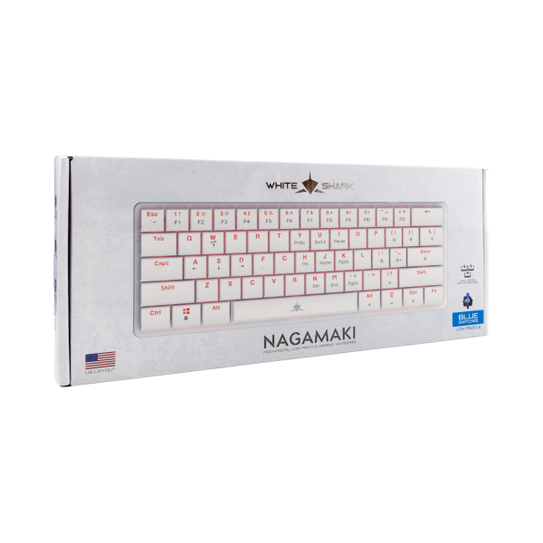 Nagamaki white us blue sw