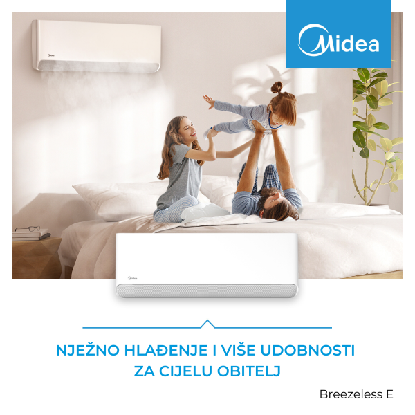 Klima uređaj Midea Breezeless E CB1-18HRFN8-I unutarnja j. - Slika 2