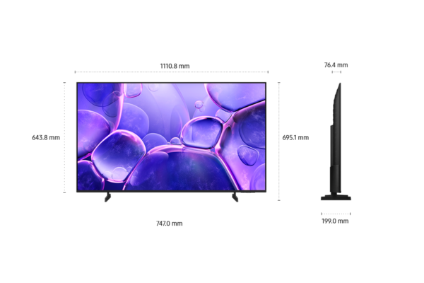 50" Crystal UHD U8092 4K Smart TV (2025) - Slika 3