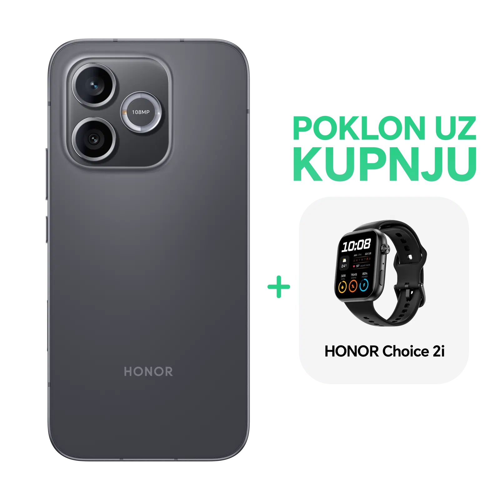 Honor 600 lite 5g ds 8 gb 256gb velvet black poklon