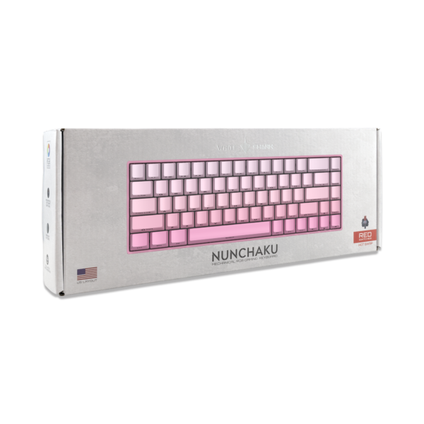 Nunchaku pink red sw