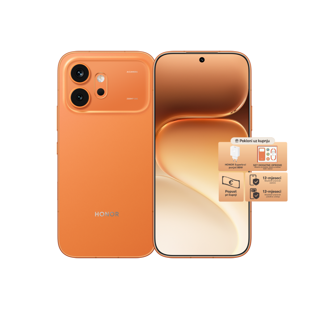 Honor 600 5g 8gb 256gb orange poklon