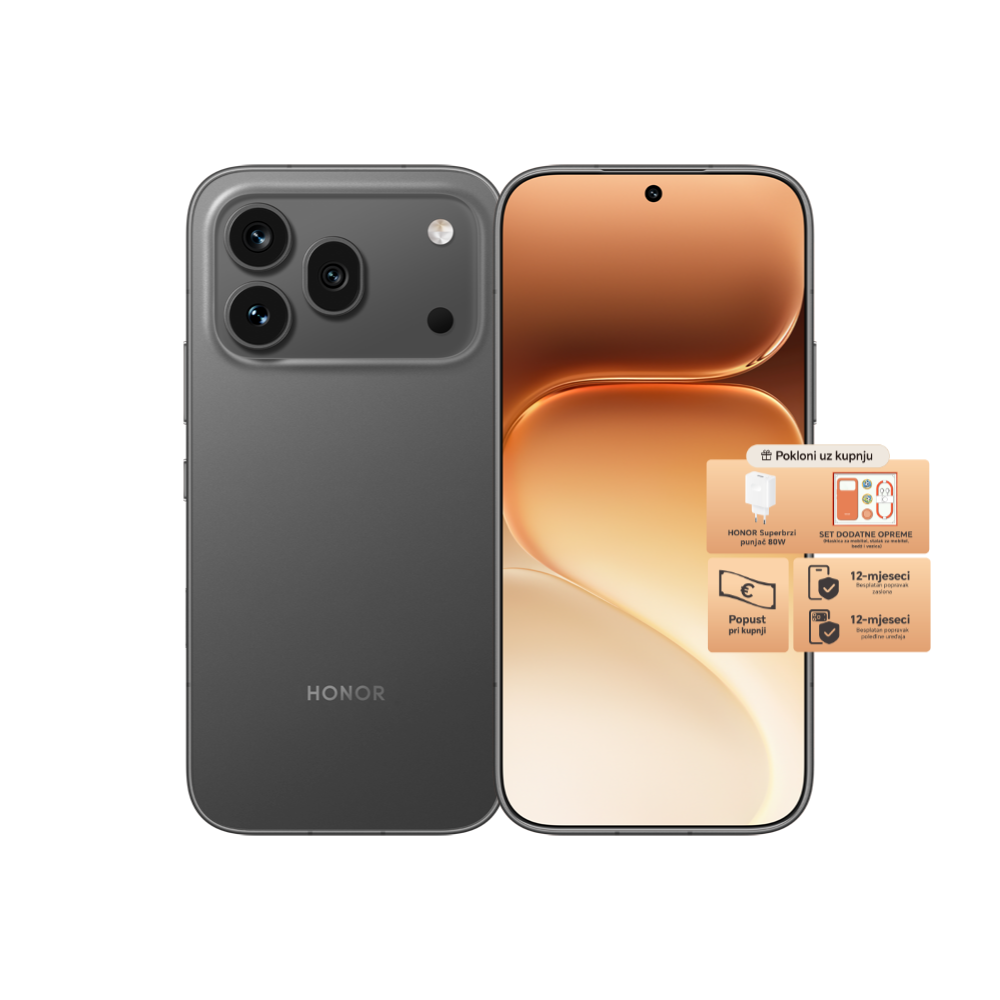 Honor 600 pro 12gb 512gb black poklon