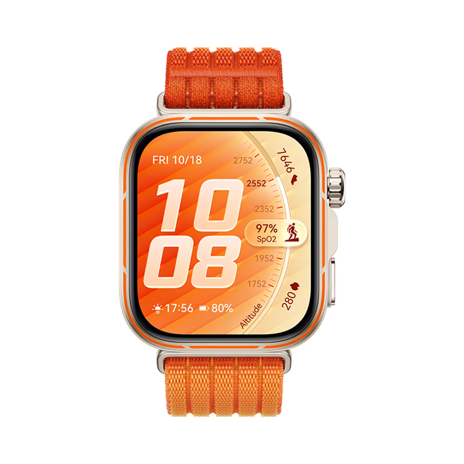 Huawei watch fit 5 pro orange