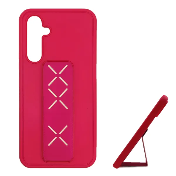 Mm tpu sam galaxy a25 5g stand case rose red 61657