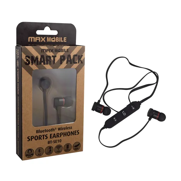 Smart pack slusalice bluetooth bt se10 stereo crna 69601