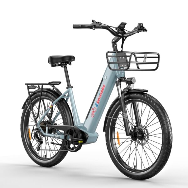 Eletronbike oc26 elektricni bicikl plavi