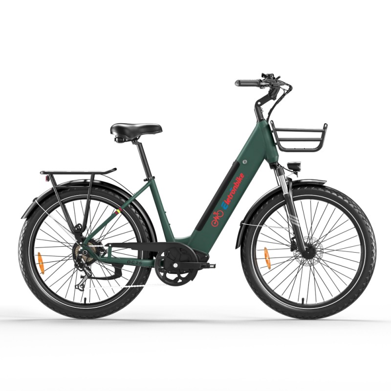 Eletronbike oc26 elektricni bicikl zeleni