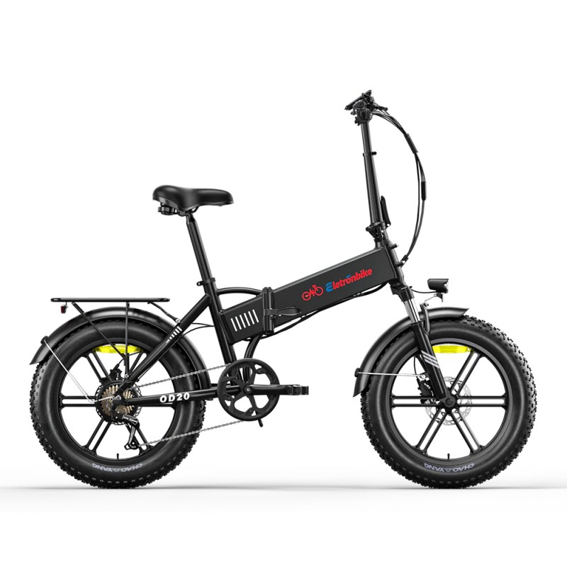 Eletronbike od20 elektricni bicikl crni