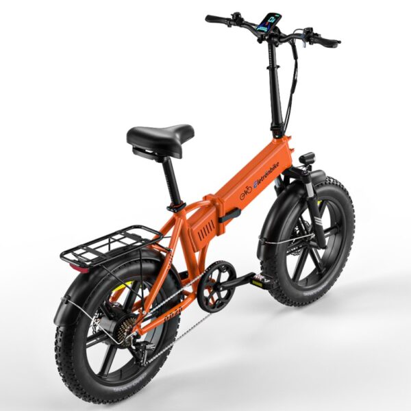 Eletronbike od20 elektricni bicikl narancasti