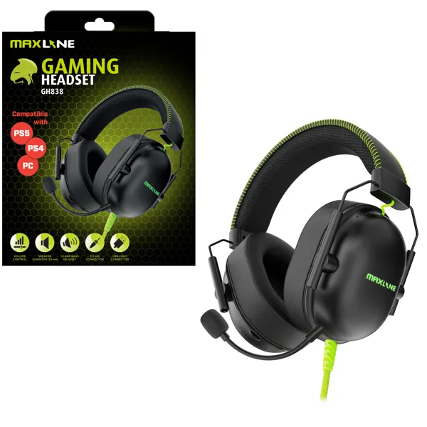 Maxline slusalice gh838 usb35mm pcps4ps5 mic 99221