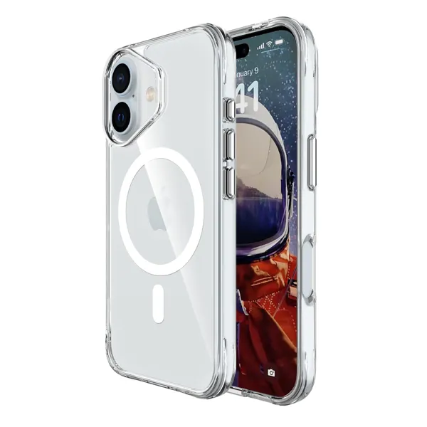 Mm tpu iphone 16 plus drop proof pure magsafe clear 74675