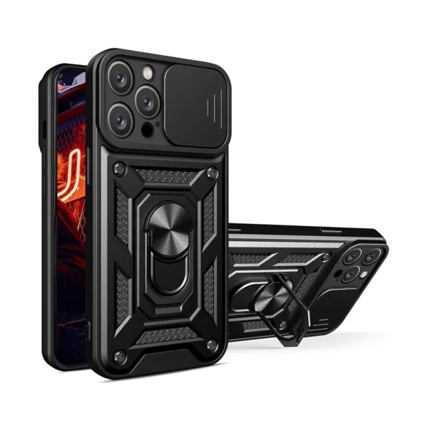 Mm tpu iphone 18 pro17 pro anti shock with ring ii crna 24188