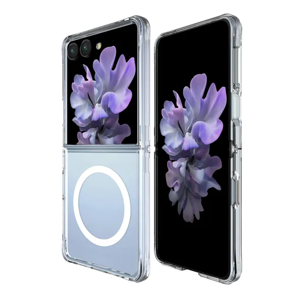 Mm tpu sam galaxy z flip 8 drop proof pure magsafe clear 7085