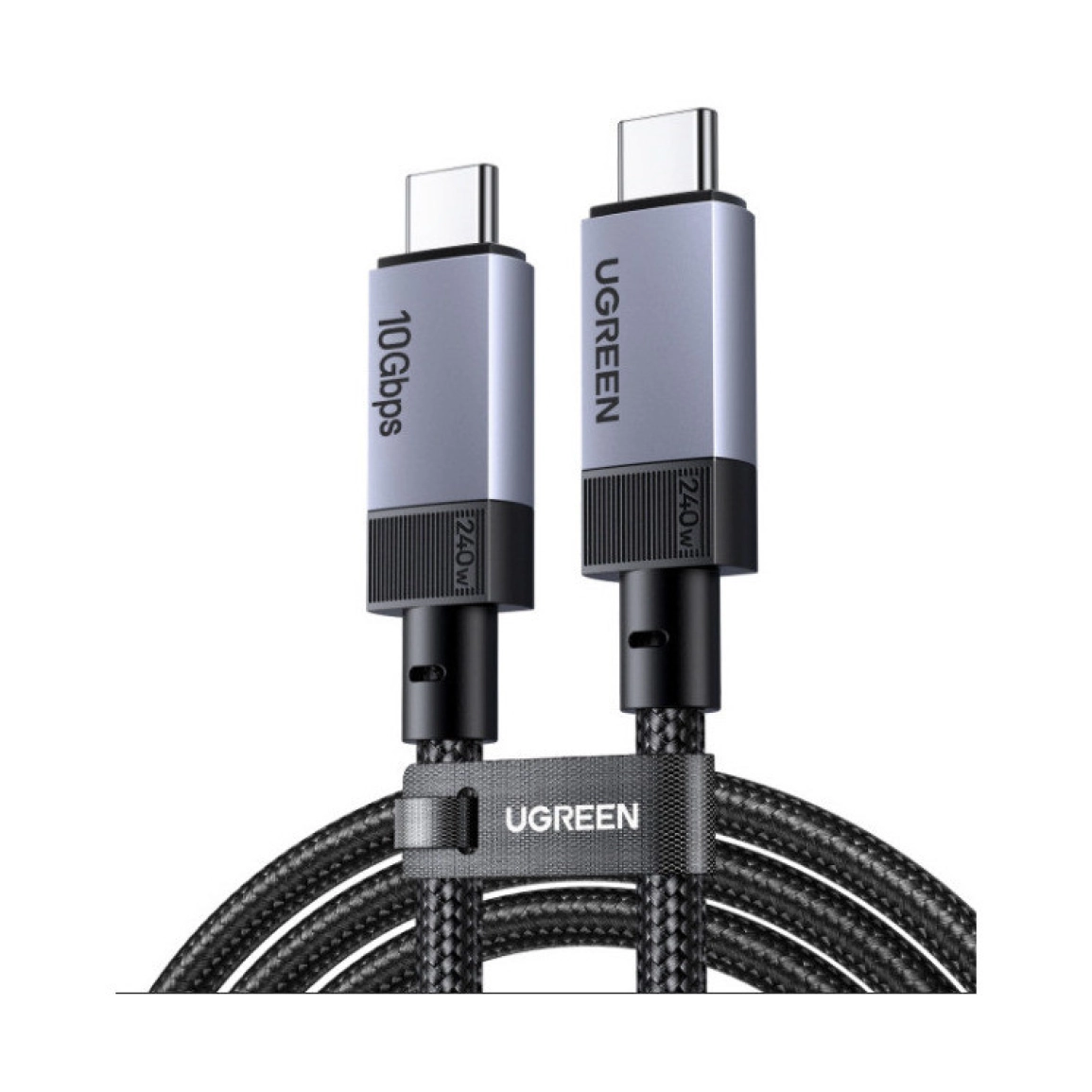 203787 57 kabel ugreen l701 usb c 32 gen 2 m na usb c 32 gen 2 m 4k at 60hz pleteni 2m crni YEHZPDAEX 1155x1155