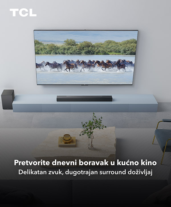 TCL soundbar – Pretvorite dnevni boravak u kućno kino